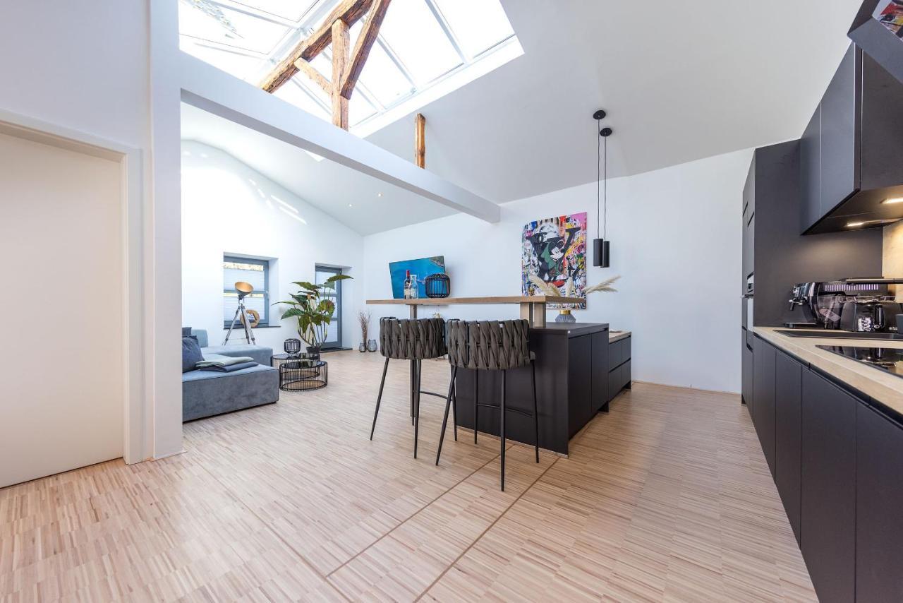 Lichtdurchflutetes Design - Appartement Guetersloh - 90 Qm Kültér fotó