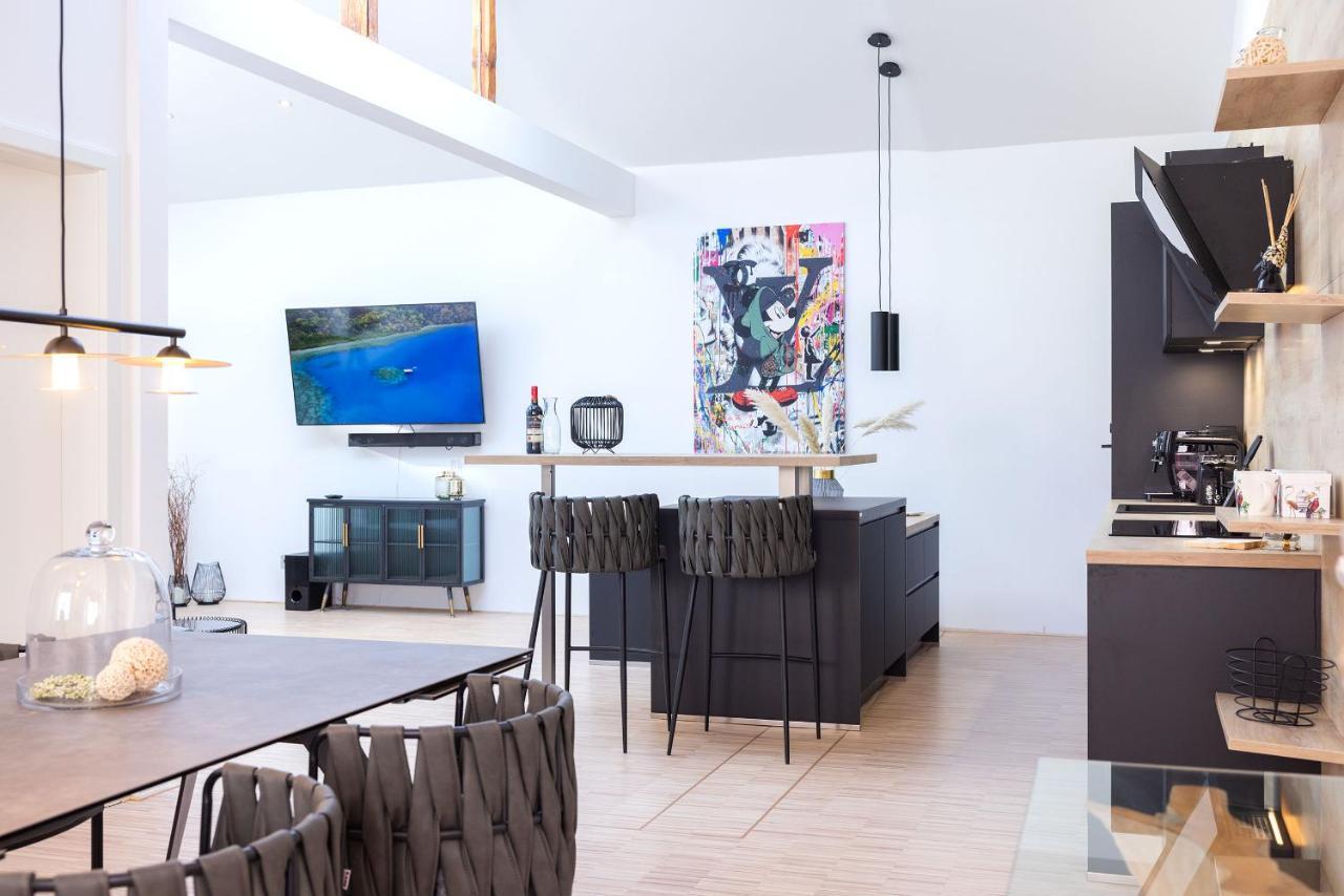 Lichtdurchflutetes Design - Appartement Guetersloh - 90 Qm Kültér fotó
