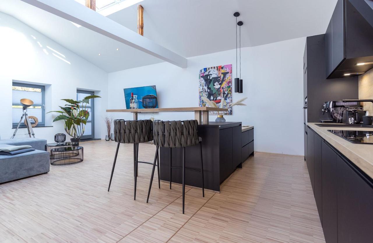 Lichtdurchflutetes Design - Appartement Guetersloh - 90 Qm Kültér fotó